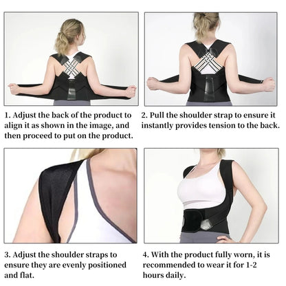 Back Posture Corrector Belt for Men and Women Support
